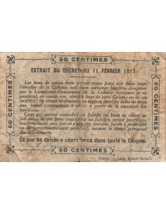 Sénégal 50 Centimes - 1917 - Filigrane Abeilles - P.1b 1000 francs 1917 2