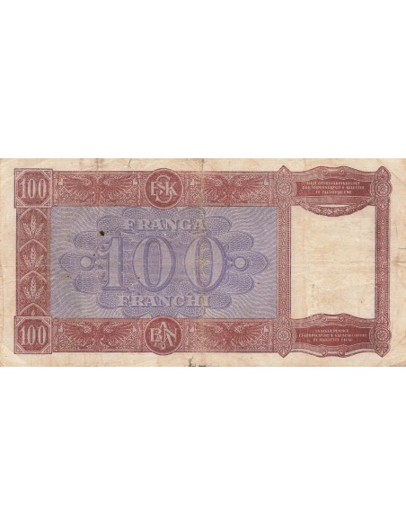 Albanie 100 Franga - ND (1940) - P.8 100 franga 1940