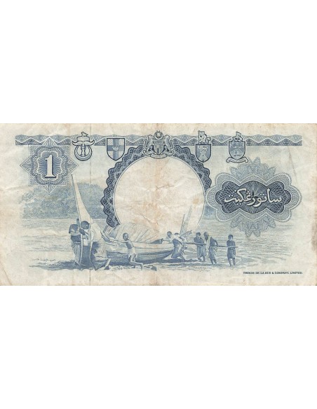 Malaya et Bornéo 1 Dollar - 1959 - P.8A 1 dollar 1959