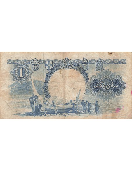 Malaya et Bornéo 1 Dollar - 1959 - P.8 1 dollar 1959
