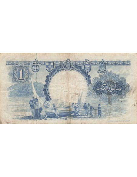 Malaya et Bornéo 1 Dollar - 1959 - P.8 1 dollar 1959