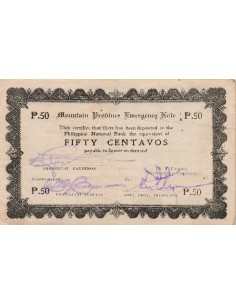 Philippines 50 Centavos - Mountain Province - ND (1942) - P.S594b 50 centavos 1942