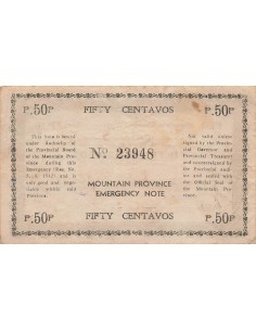 Philippines 50 Centavos - Mountain Province - ND (1942) - P.S594b 50 centavos 1942 2