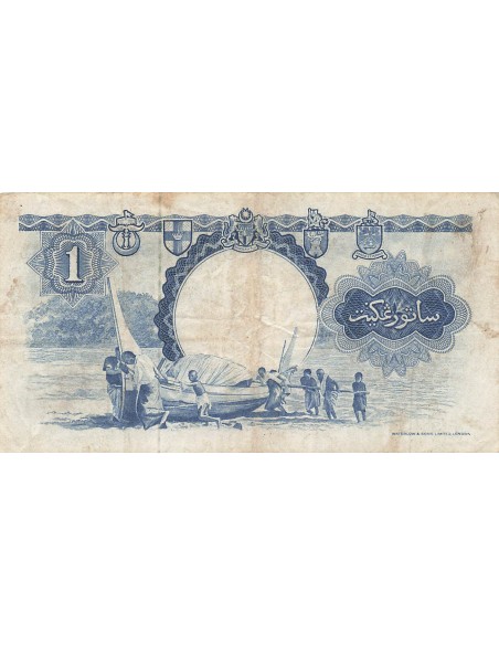 Malaya et Bornéo 1 Dollar - 1959 - P.8 1 dollar 1959
