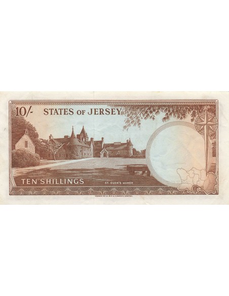 Reine d'Angleterre et du Commonwealth 10 Shillings - Elisabeth II - ND (1963) - P.7 10 shillings 1963