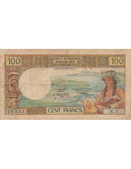 Nle Calédonie 100 Francs - ND (1969) - P.59 100 francs 1969