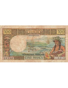 Nle Calédonie 100 Francs - ND (1971) - P.63b 100 francs 1971