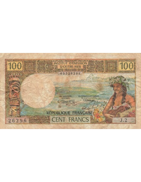 Nle Calédonie 100 Francs - ND (1971) - P.63b 100 francs 1971