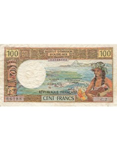 Nle Calédonie 100 Francs - ND (1971) - P.63a 100 francs 1971