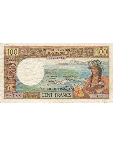 Nle Calédonie 100 Francs - ND (1971) - P.63a 100 francs 1971