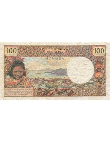 Nle Calédonie 100 Francs - ND (1971) - P.63a 100 francs 1971