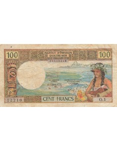 Nle Calédonie 100 Francs - ND (1969) - P.59 100 francs 1969