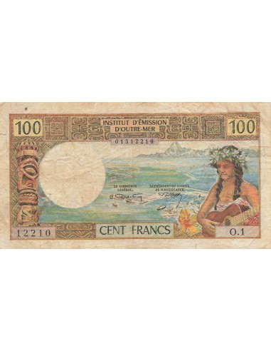 Nle Calédonie 100 Francs - ND (1969) - P.59 100 francs 1969