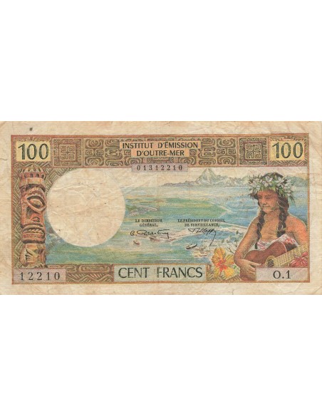 Nle Calédonie 100 Francs - ND (1969) - P.59 100 francs 1969