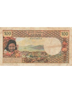 Nle Calédonie 100 Francs - ND (1969) - P.59 100 francs 1969 2