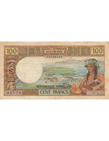Nle Calédonie 100 Francs - ND (1971) - P.63a 100 francs 1971