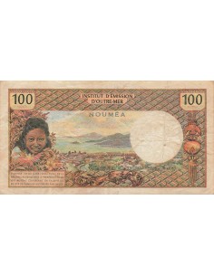 Nle Calédonie 100 Francs - ND (1971) - P.63a 100 francs 1971 2