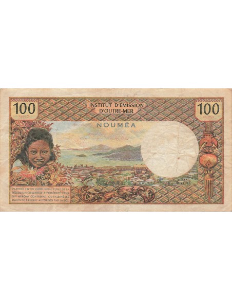 Nle Calédonie 100 Francs - ND (1971) - P.63a 100 francs 1971