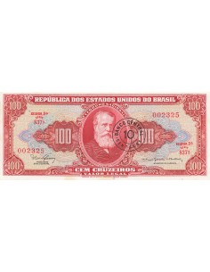 Brésil 10 Centavos sur 100 Cruzeiros - ND (1966) - P.185a 5 centavos 1966