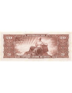 Brésil 20 Cruzeiros - ND (1962) - P.178 20 cruzeiros 1962 2