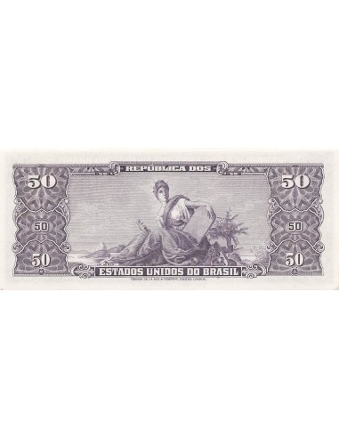 Brésil 5 Centavos sur 50 Cruzeiros - ND (1966) - P.184a 5 centavos 1966