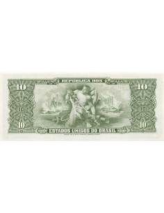 Brésil 1 Centavo sur 10 Cruzeiros - ND (1967) - P.183b 1 centavo 1967 2