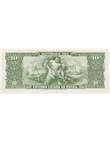 Brésil 1 Centavo sur 10 Cruzeiros - ND (1967) - P.183b 1 centavo 1967