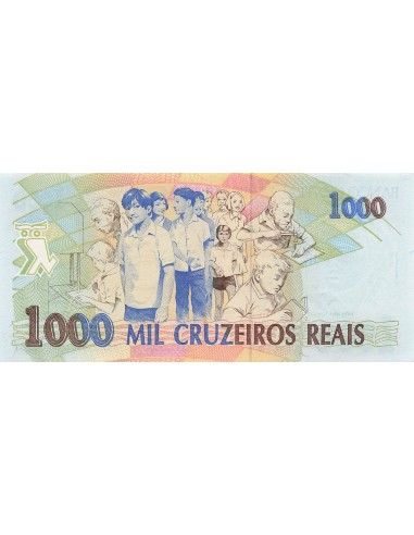 Brésil 1000 Cruzeiros - ND (1993) - P.240 1000 cruzeiros 1993