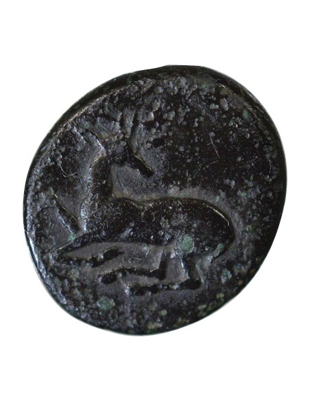 Grèce (Ionie) au cerf agenouillé 1 unite Bronze IVe siècle AV JC Ephèse