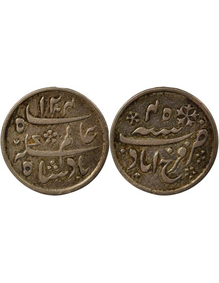 Bengale - 1/4 Roupie Argent - An 45 / 1204 AH Farrukhabad (Calcutta)
