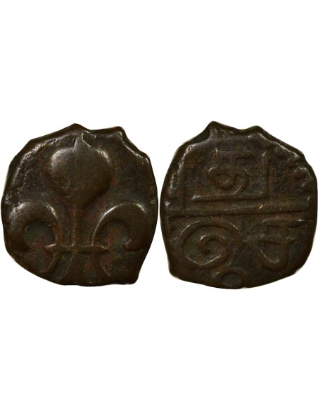 Indes Françaises Louis XV Louis XV - Doudou - 1715 / 1774 Pondichéry  1 doudou Bronze 1715-1774 Pondichéry