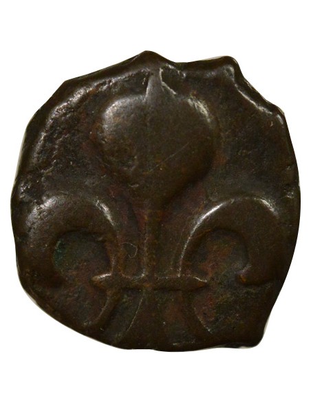 Indes Françaises Louis XV Louis XV - Doudou - 1715 / 1774 Pondichéry  1 doudou Bronze 1715-1774 Pondichéry