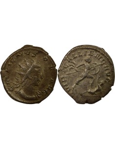 Rome Empire Gallien Empereur & Captif 1 antoninien Billon 259-260 Trèves