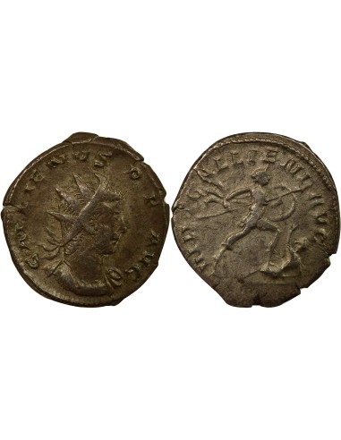 Rome Empire Gallien Empereur & Captif 1 antoninien Billon 259-260 Trèves