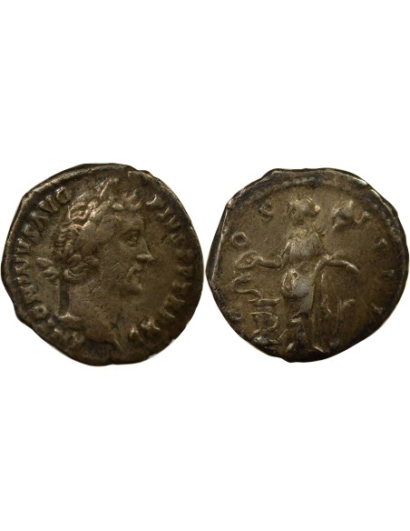 Rome Empire Antonin le Pieux Salus debout 1 denier Argent 148-149 Rome