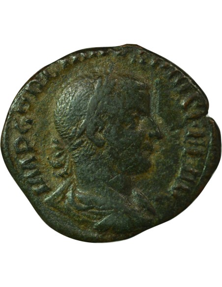 Rome Empire Gordien III Laetitia debout 1 sesterce Cuivre 240-243 R Rome