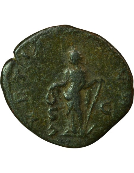 Rome Empire Gordien III Laetitia debout 1 sesterce Cuivre 240-243 R Rome