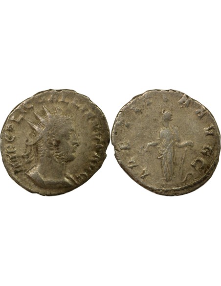 Rome Empire Gallien Laetitia 1 antoninien Billon 254 R Rome