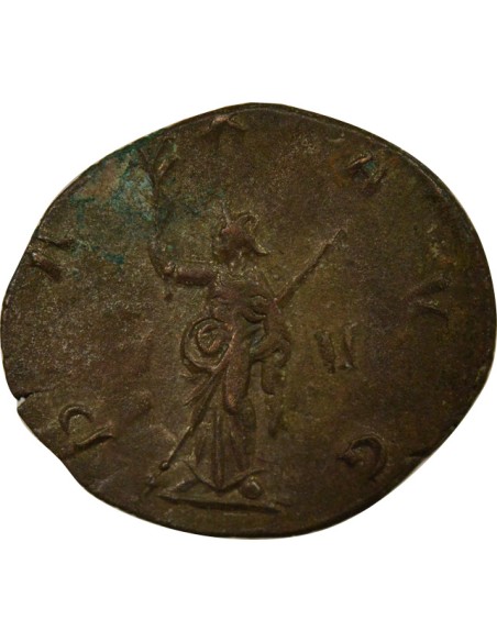 Rome Empire Gallien Pax 1 antoninien Billon 258-259 R Rome