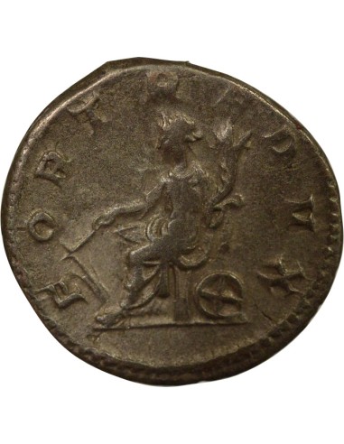 Rome Empire Gordien III Fortuna assise 1 antoninien Billon 244 R Rome