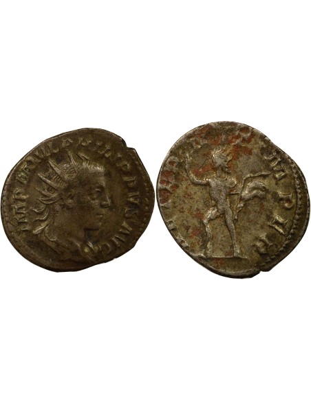 Rome Empire Philippe II l'Eternité de l'Empire denier Billon 247 R Rome