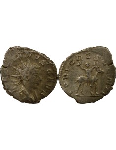 Rome Empire Valérien II Jupiter & Amalthée 1 antoninien Billon 257-258 Trèves