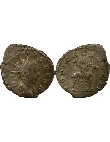 Rome Empire Valérien II Jupiter & Amalthée 1 antoninien Billon 257-258 Trèves