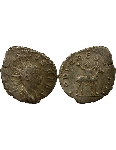 Rome Empire Valérien II Jupiter & Amalthée 1 antoninien Billon 257-258 Trèves