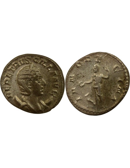 Rome Empire Etruscille Junon 1 antoninien Billon 251 R Rome