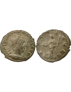 Rome Empire Valérien Ier Salus 1 antoninien Billon 253-254 R Rome