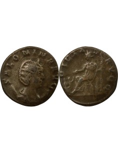 Rome Empire Salonine Pietas assise 1 antoninien Billon 257-258 R Rome