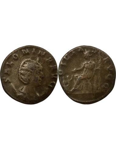 Rome Empire Salonine Pietas assise 1 antoninien Billon 257-258 R Rome