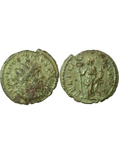 Empire des Gaules Postume Felicitas debout 1 antoninien Billon 263-265 Trèves