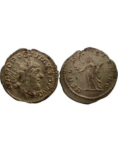 Empire des Gaules Postume Hercule Pacificateur 1 antoninien Billon 262 Trèves